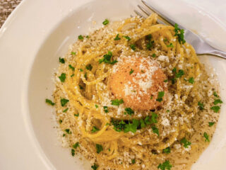 新着レシピ:マスカルポーネと海苔のスパゲッティ