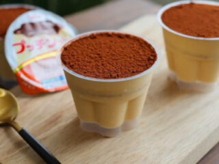 新着レシピ:プッチンプリンを濃厚ティラミス